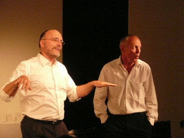 Vincent Aubert et Jacques Siron. Samedi 5 septembre 2009.